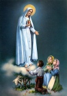 Marie rappelle le chapelet aux enfants