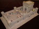 maquette du 2e temple construit par Salomon 