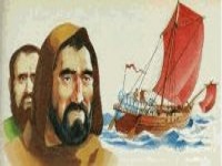 Paul et Barnabé près d'un bateau
