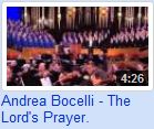 Lord's Prayer Andrea Bocelli