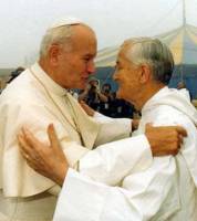 frère Roger et Jean-Paul II